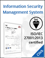 ISO isms certificate